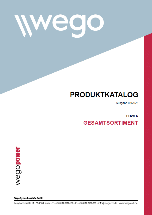 Baustoffe und Systembaustoffe für Bauprojekte bei Wego, führender Anbieter in Deutschland.