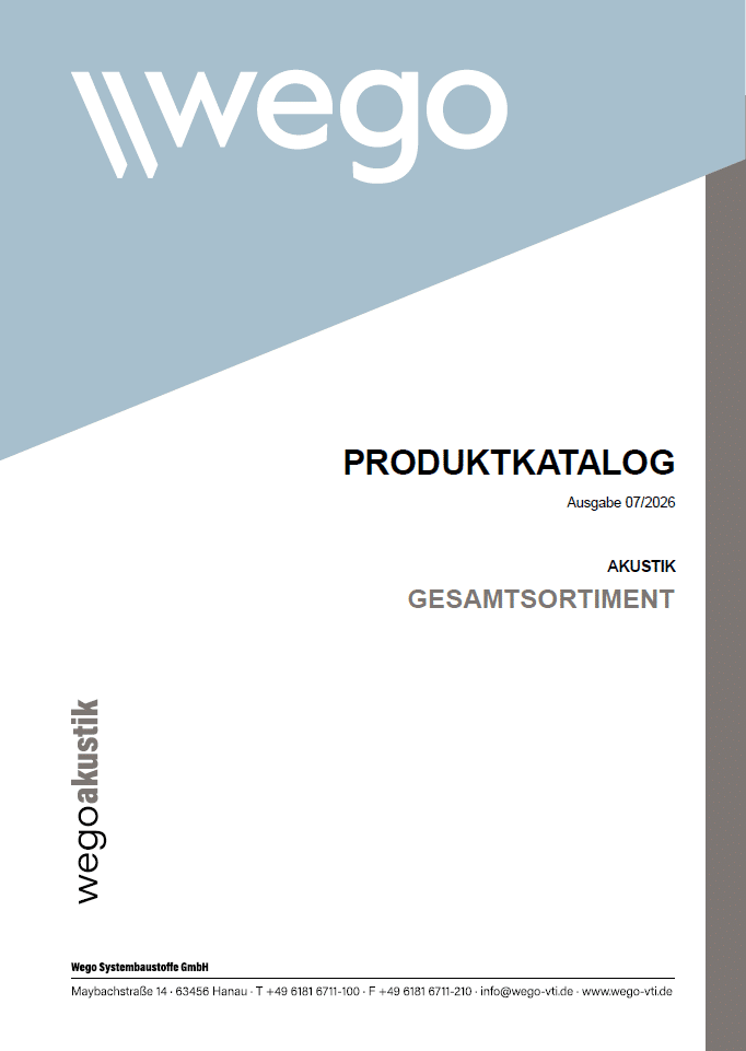 Produktkatalog wegoakustik